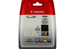 Canon CLI-551 Colour Ink Cartridge Multipack.